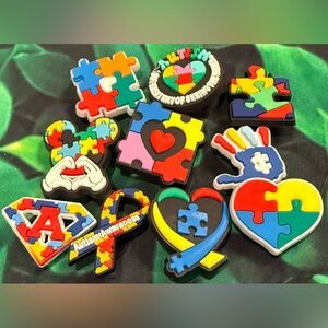 10 Autism Croc Charms Jibbit Shoe Charms Disney Croc Charms